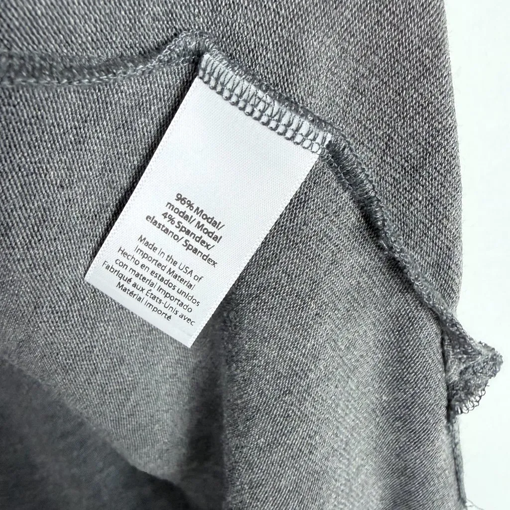 NWT Beyond Yoga High Slits Long Duster Cardigan Heather Gray Size Large L NEW - Image 6