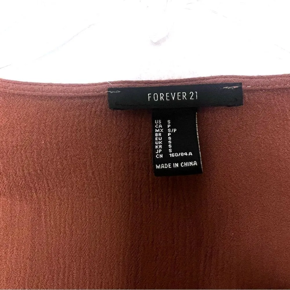 Vintage Y2K Flare Sleeve Top Women Small Whimsigoth Boho Fairy Peasant Bell 90s - Image 4