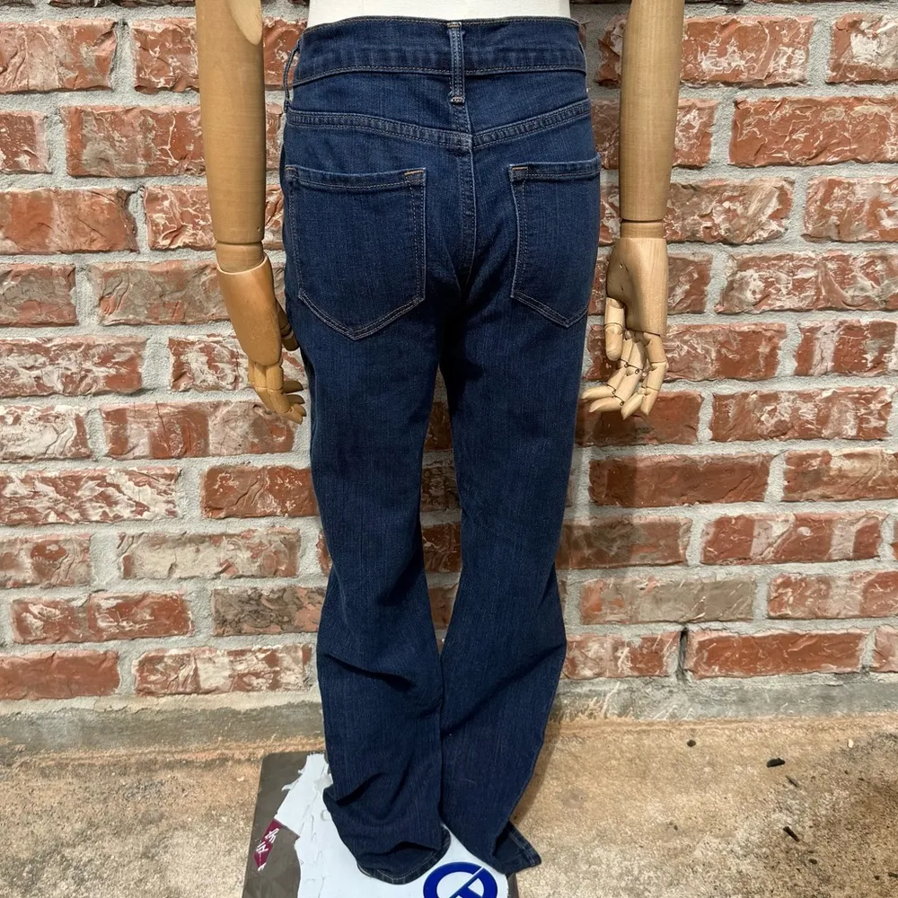 Old Navy Dark Blue Size 2 Petite Flare Mid Rise Jeans - Image 8