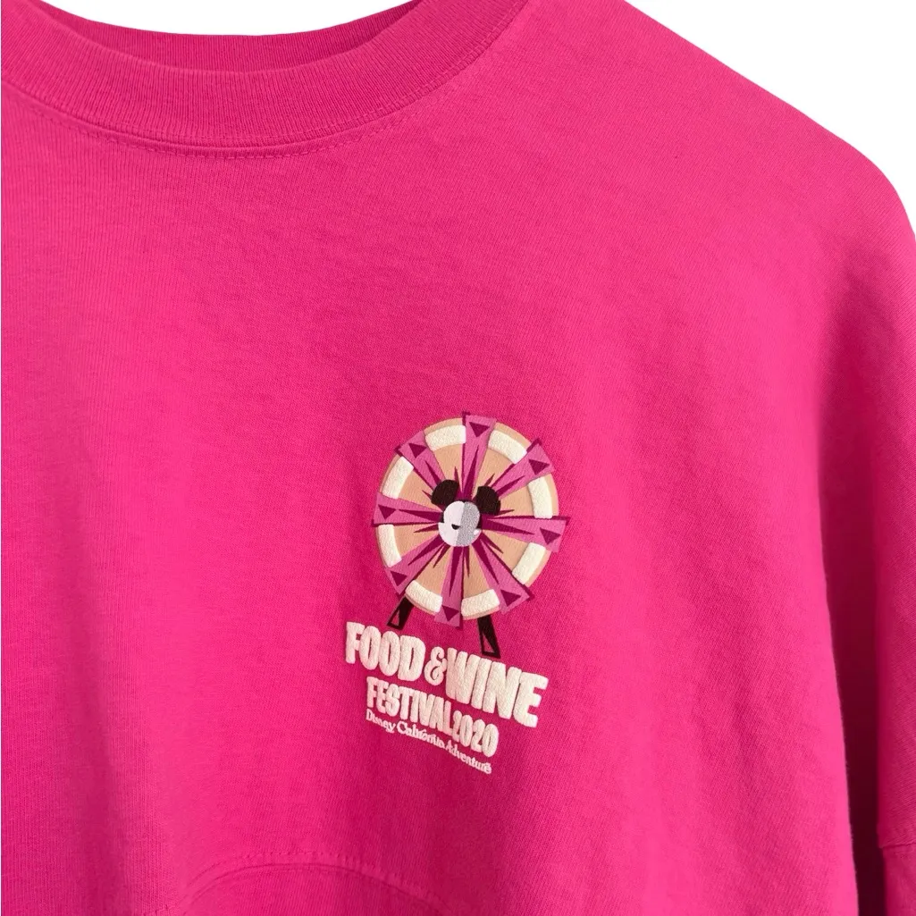 NWT 2020 Disney Food & Wine Festival Pink Spirit
Jersey Size XS Oversized - Image 3
