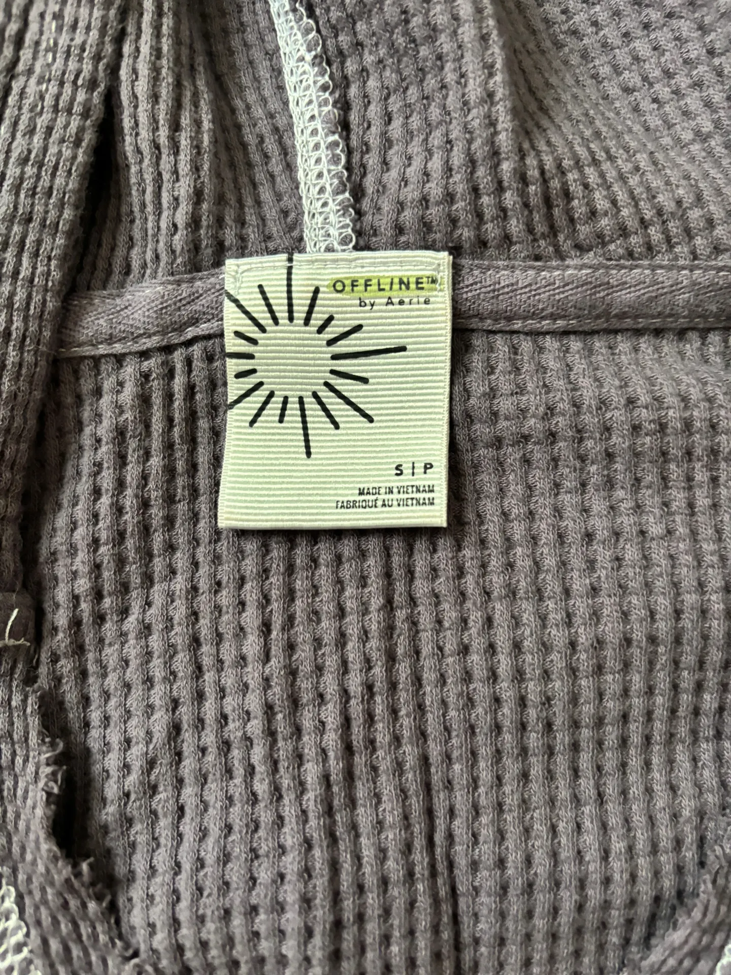 Aerie Waffle Knit Cropped Sweater - Image 2