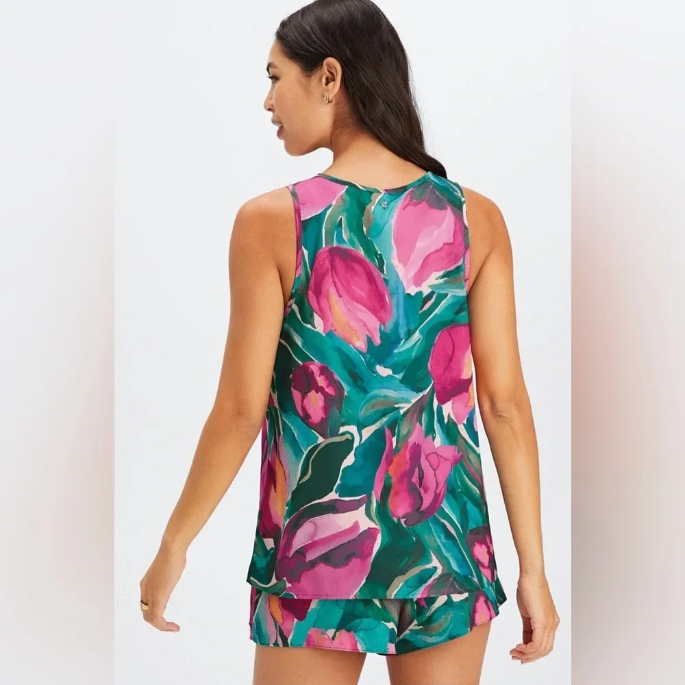Fabletics Sleepy Tack‎ in Painted Tulips, Size Small - Image 2