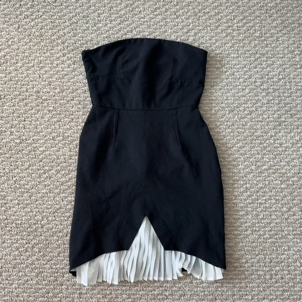 Zara Black and White Cocktail Dress - Image 14