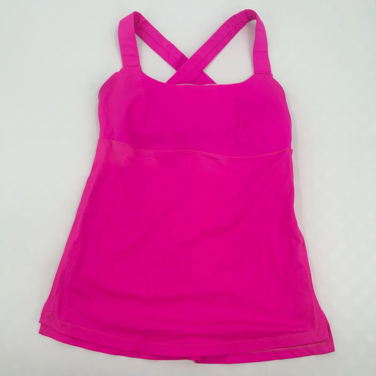 Lululemon Womens Track and Train Tank Top‎ Raspberry Glo Light Athletic Workout - Image 3