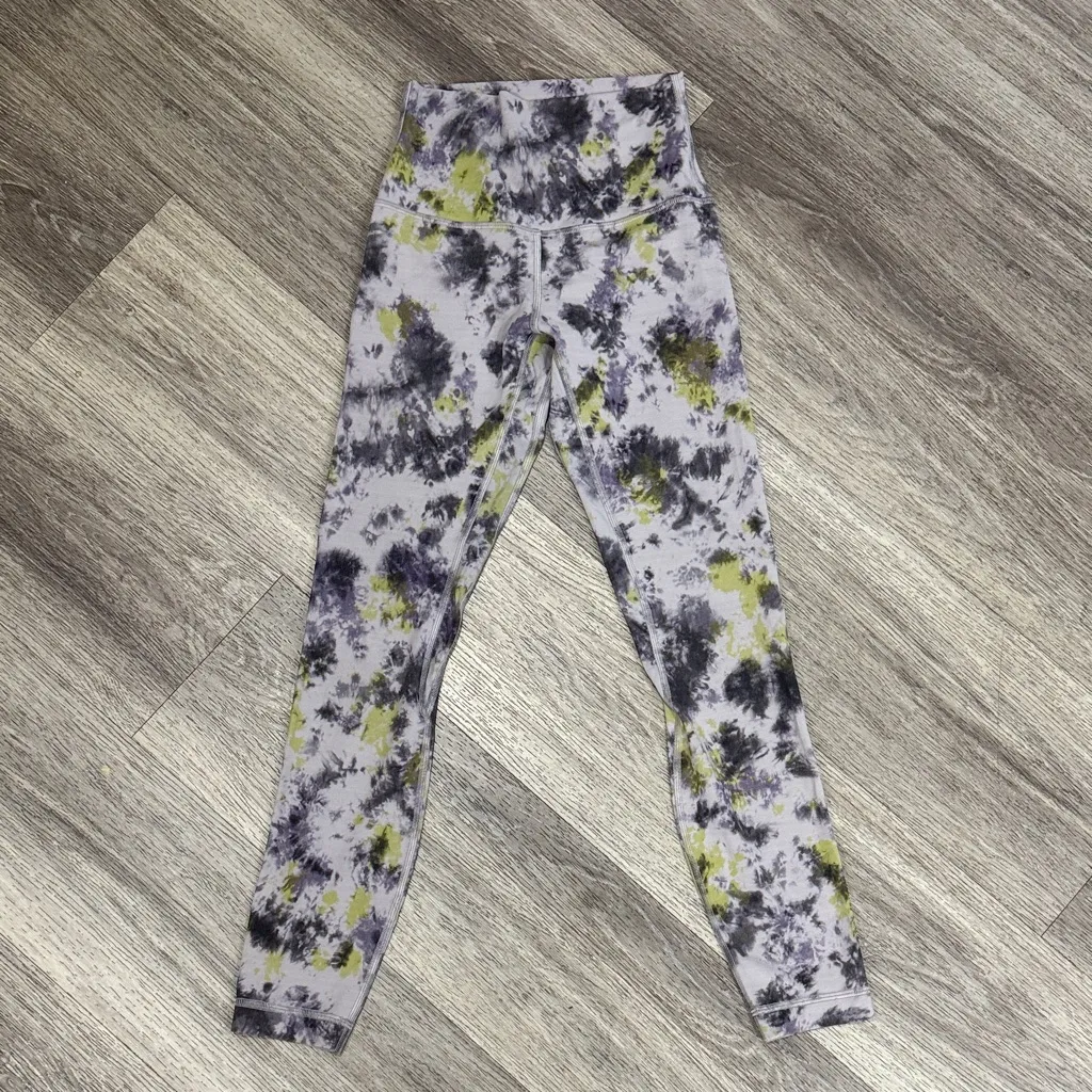 Lululemon Align Radial Mauve Tie-Dye Leggings  25” Diamond Dye - Image 2