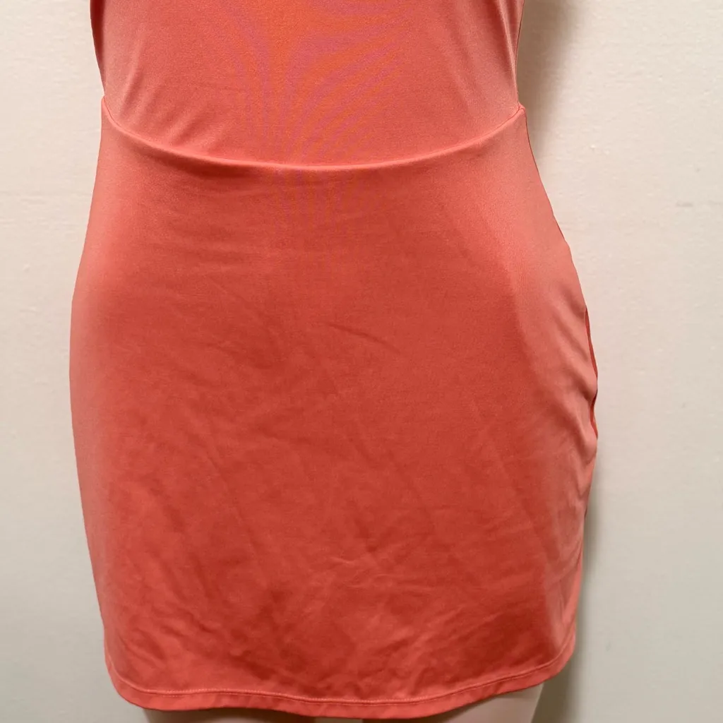 Calvin Klein Performance Stretch woman size small peach orange dress shorts - Image 3