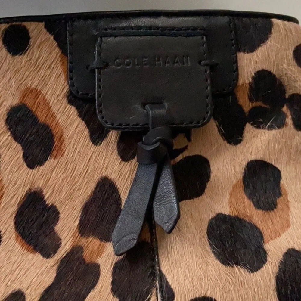 Like new Cole Haan calf hair / leather ankle boots - Image 2