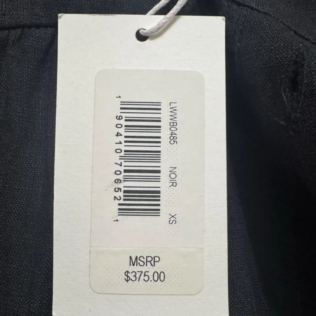 NWTs FRAME 100% Linen Button-Up Romper Size XS - Image 6