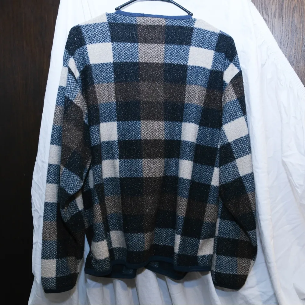 Rue 21 plaid zip up sweater Vintage - Image 3