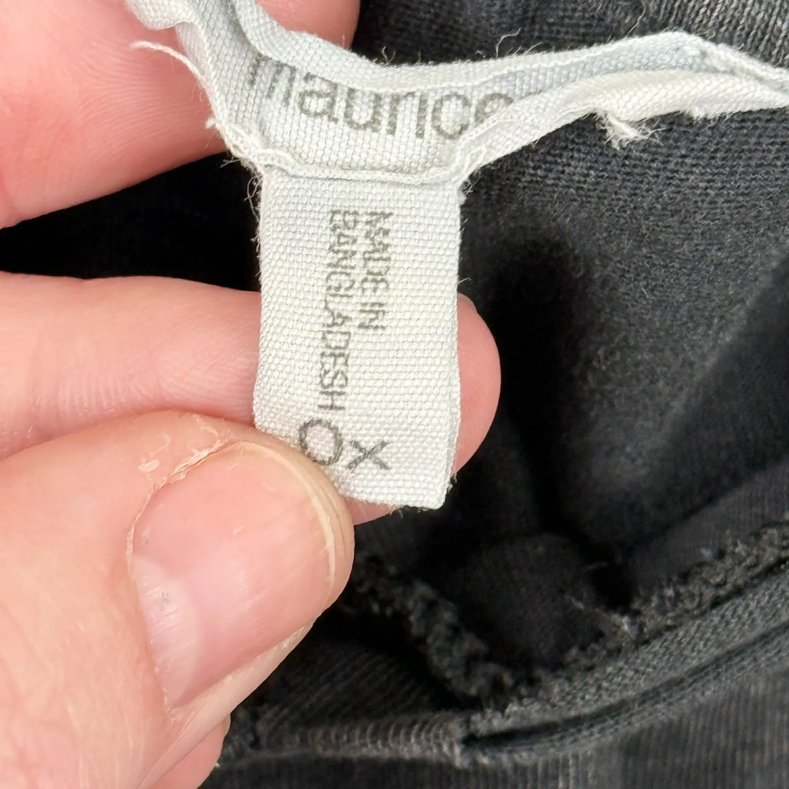 Maurices Game Day VNeck T Shirt Black Distressed Graphic Tee Womens Plus Size 0X - Image 5