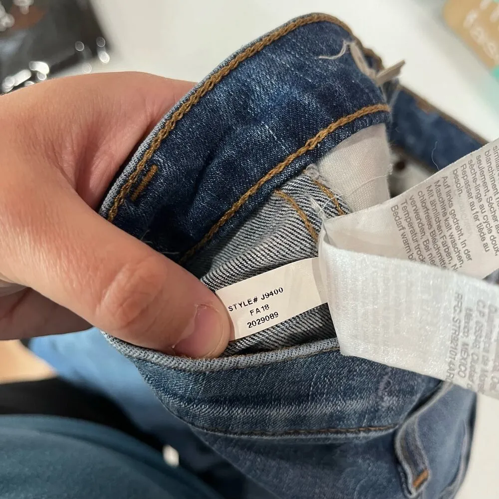 Madewell 10" High-Rise Skinny Jeans: Drop Step-Hem Edition J9400 - Image 8