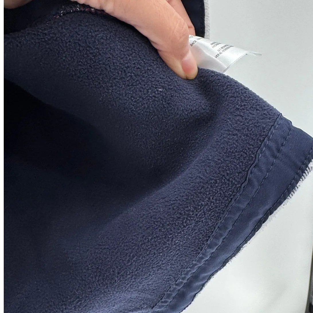 Orvis Pinnacle fleece-lined flannel shacket red navy green plaid snap button - Image 8