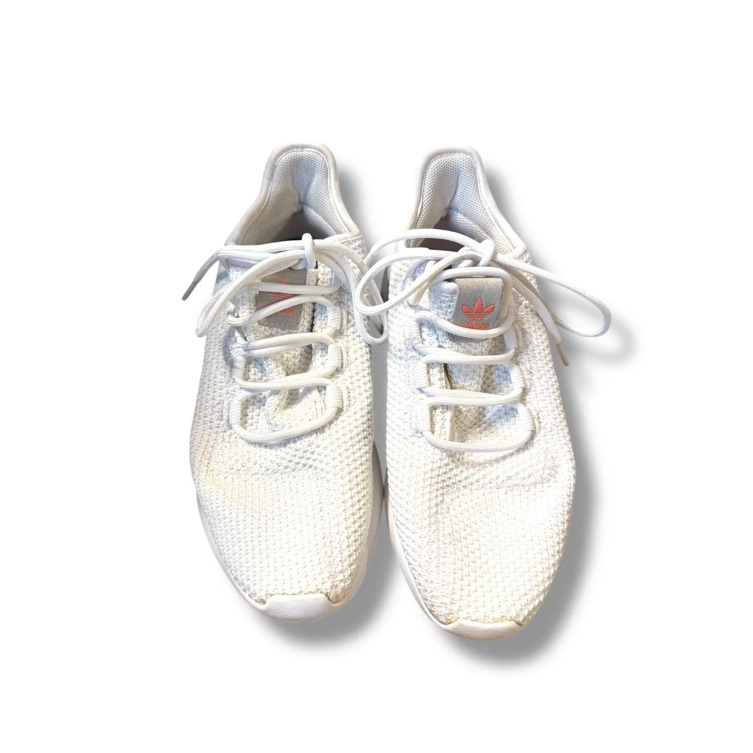 Adidas Tubular Shadow Knit Sneakers Women's Size 7 White Lightweight Running - Image 4