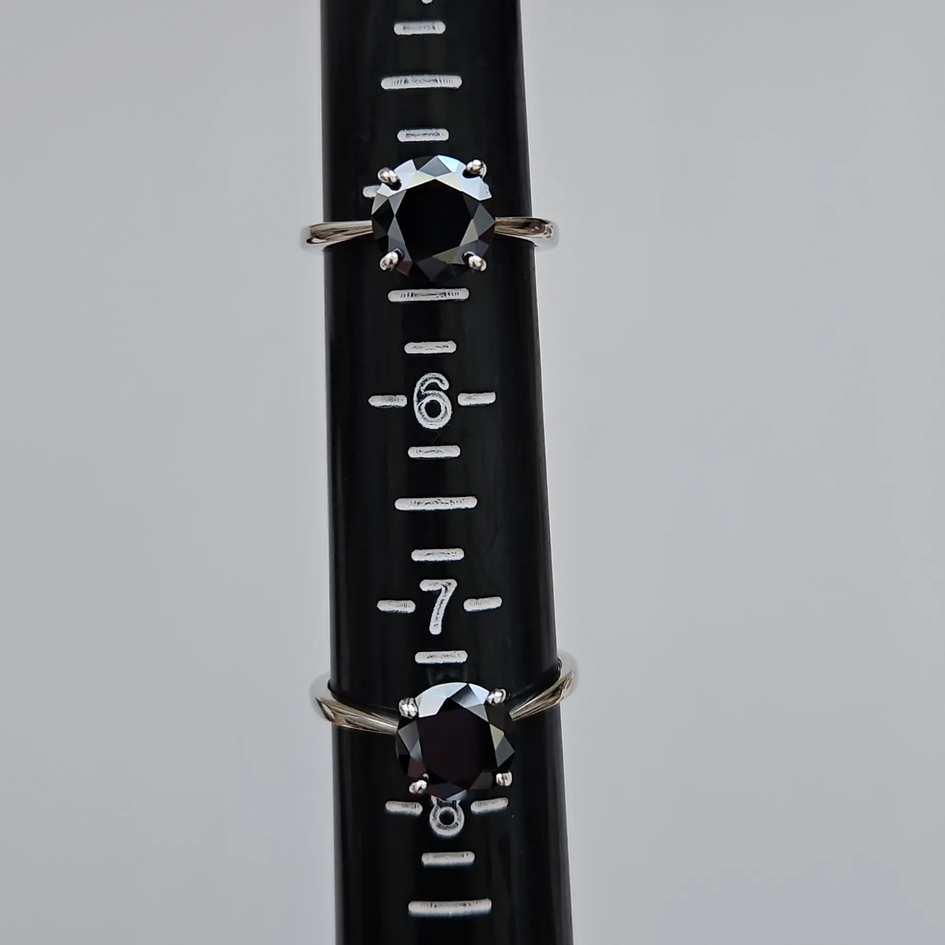 2ct Black Moissanite Ring - Image 6