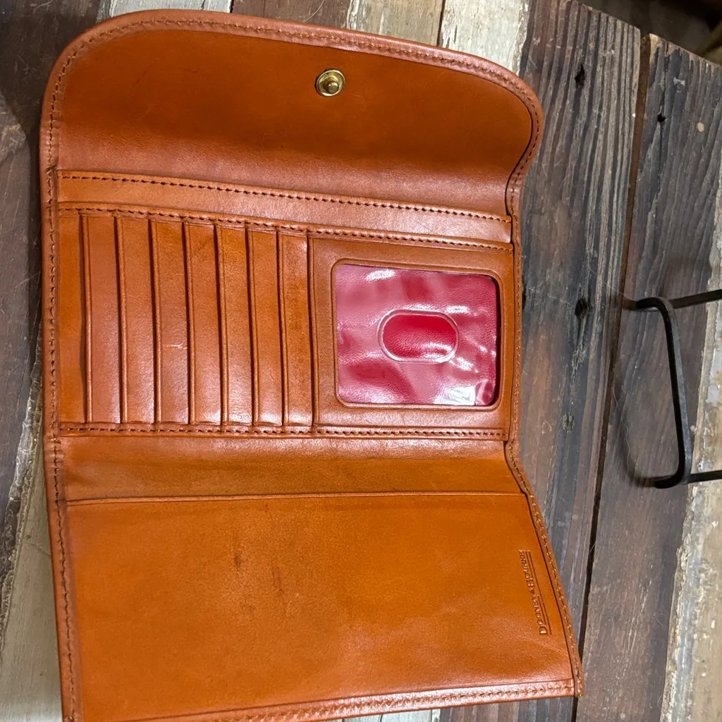 Dooney & Bourke Black and Brown Wallet - Image 4