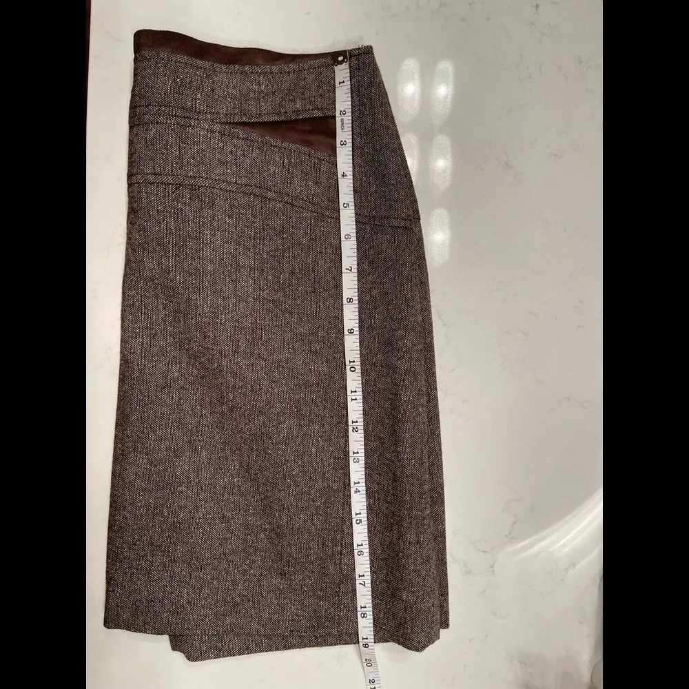 Dalia COLLECTION 𝅺wool blend pencil skirt 8P - Image 9