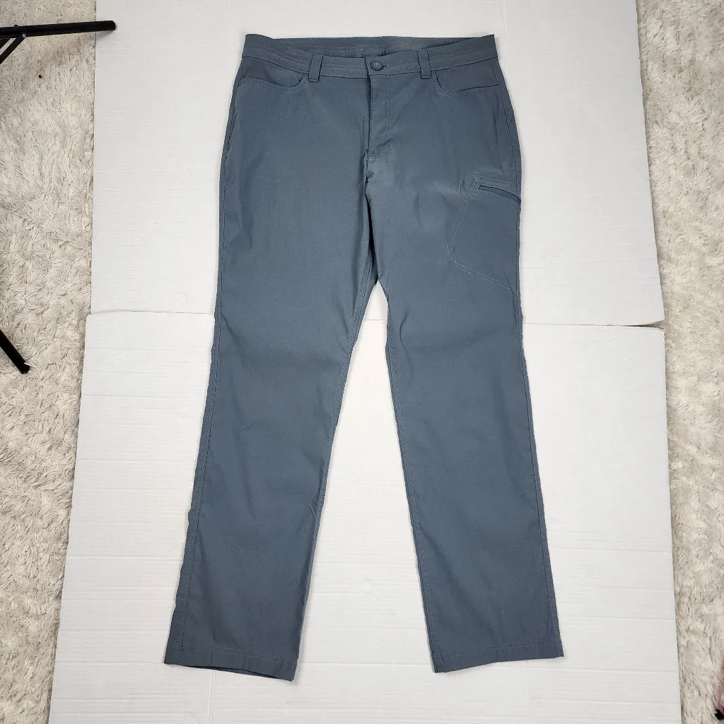 Eddie Bauer Women's Gray Crop Pants  Lightweight Outdoor Size 14 - Image 12