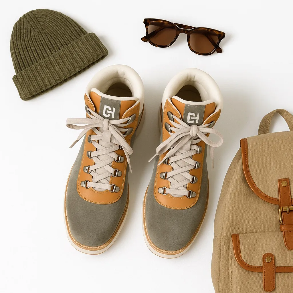 Cole Haan ZeroGrand Hiking Boots Women’s 9B | Suede & Leather Lug Sole Boots EUC - Image 2