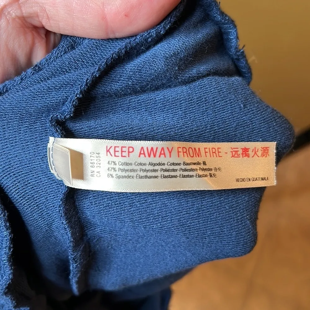 NWT Free People Movement Sunny Skinny Sweat Joggers Navy Size Small - Image 14