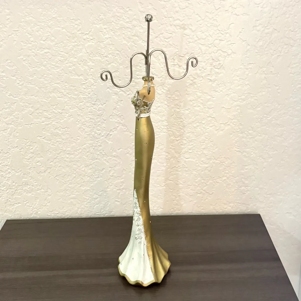 Bedazzled Elegant Tall Jewelry Holder - Image 4