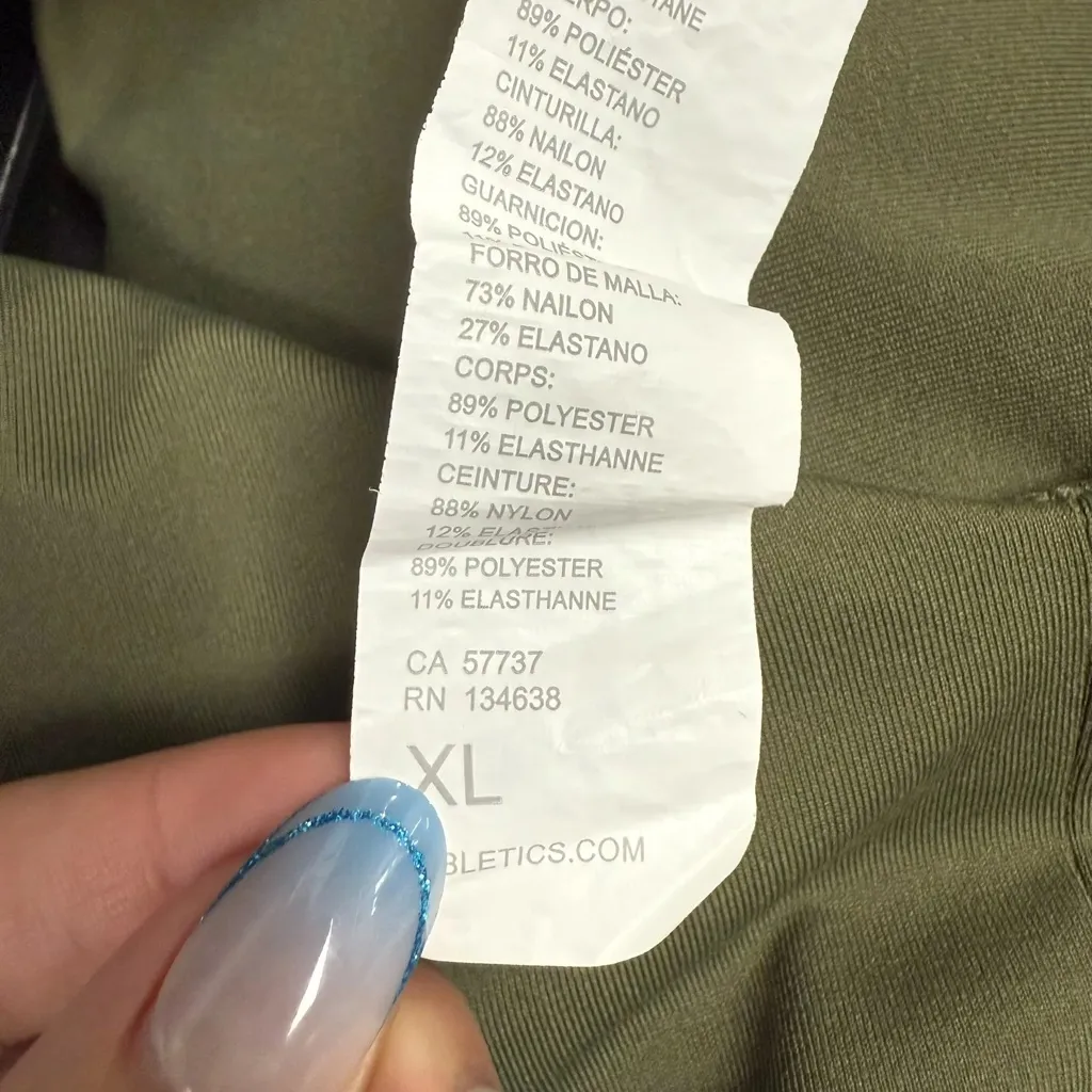 Fabletics Green All Day Every Day Low Impact Bra - Size XL - Image 3