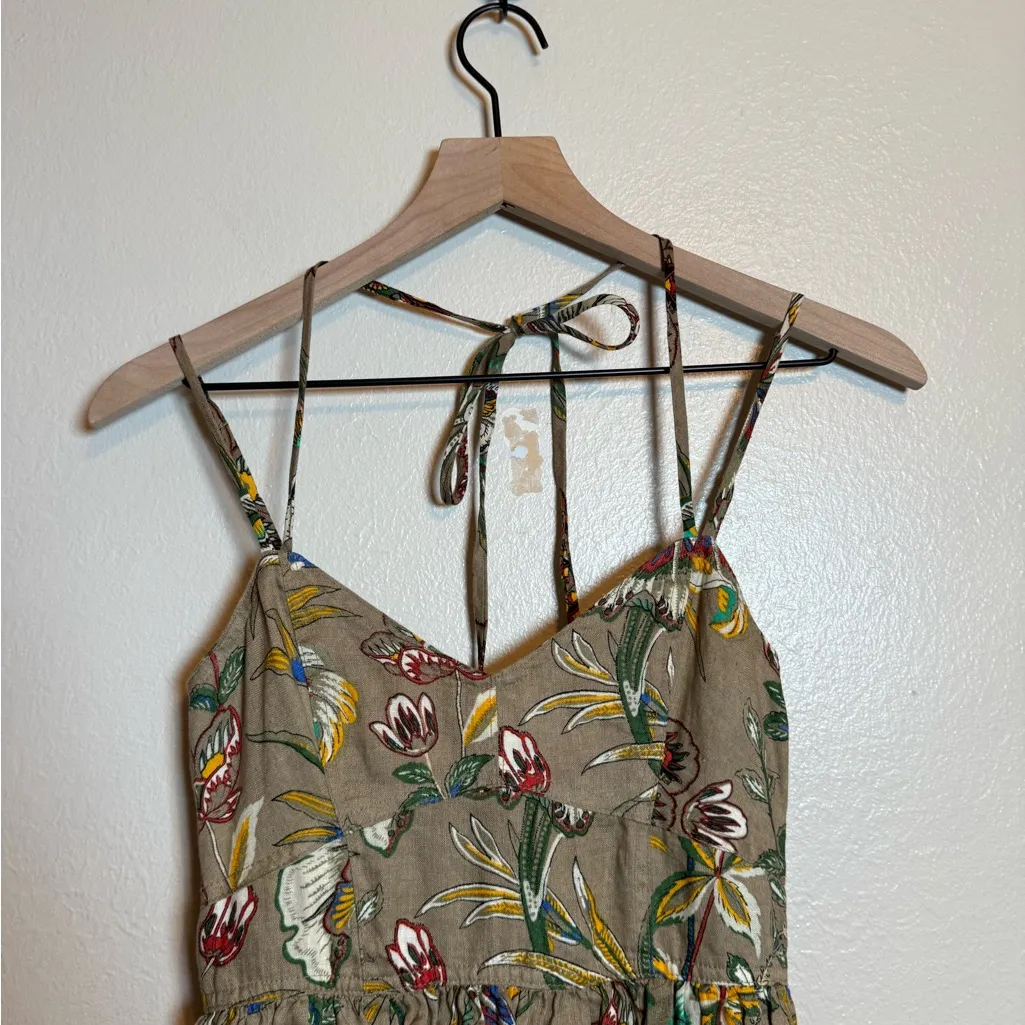 Banana Republic Linen Midi Dress‎ Vintage Floral - Image 3