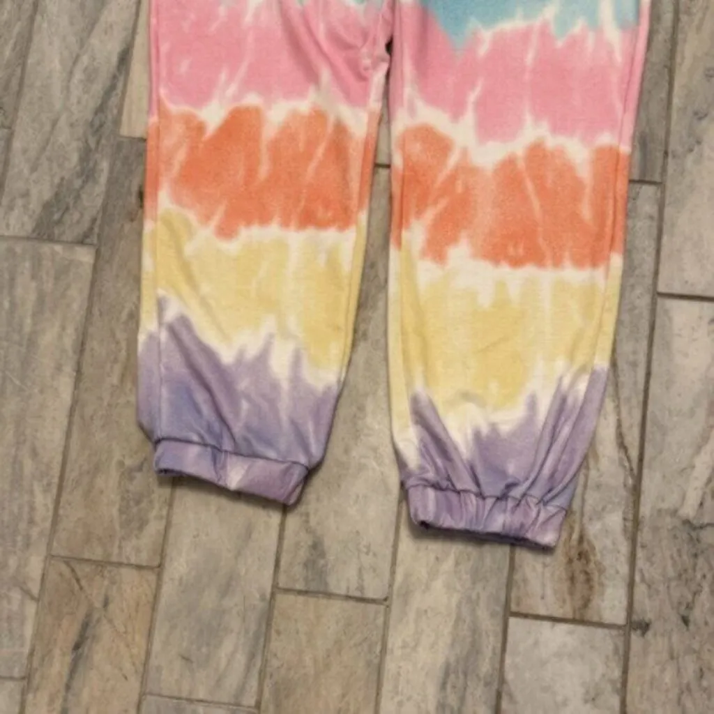 NEW No Name Brand women's large jogger sweatpants Pink - Image 3