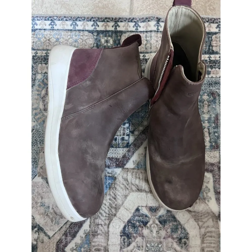 Red Wing Shoes Extra Light Oil/Slip Resistant Steel Toe For Safety Women Sz 8.5 Brown - Image 2