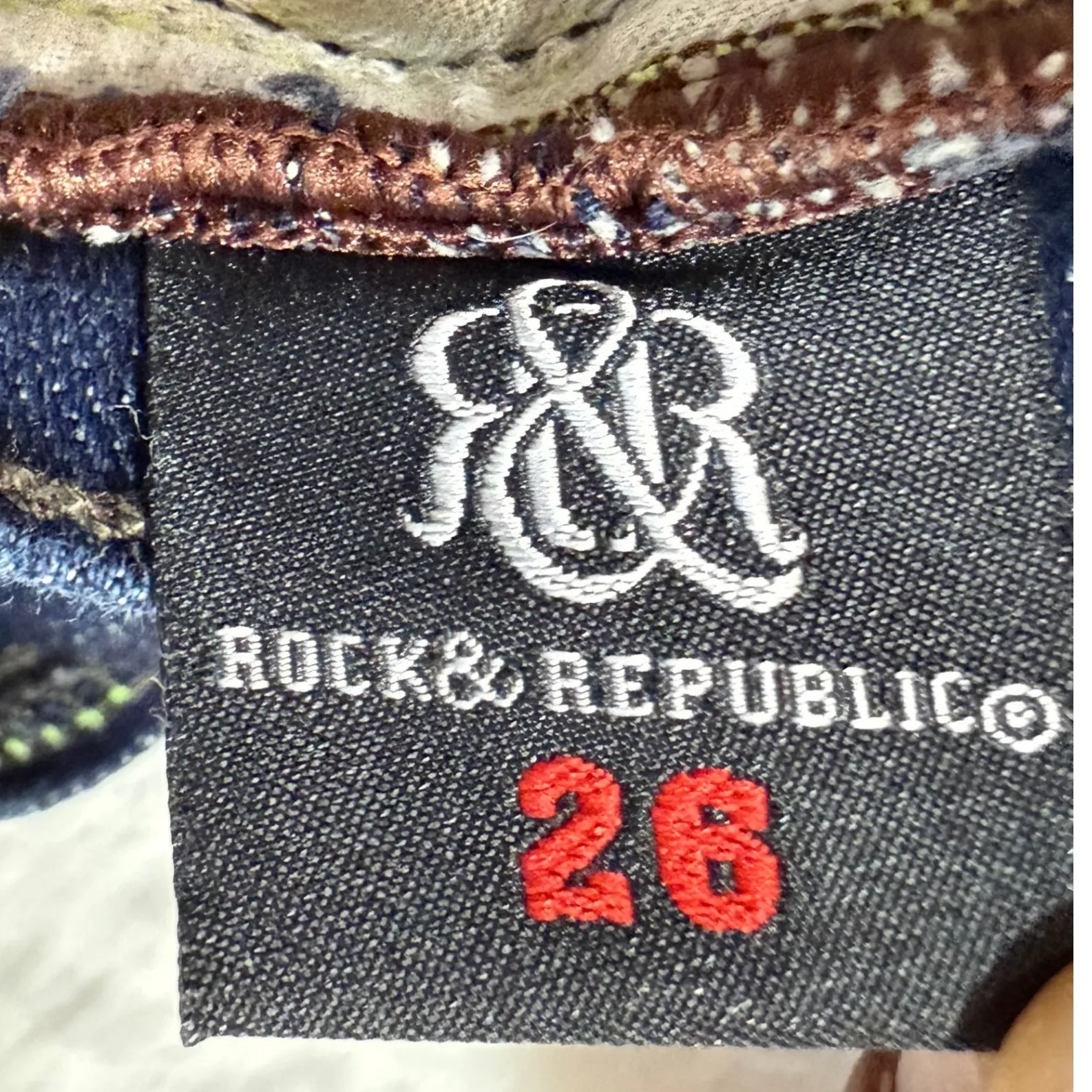 Rock & Republic 26 Roth Bootcut Jean Stretch Lowrise‎ Y2K Bratz Girlhood Sexy - Image 8