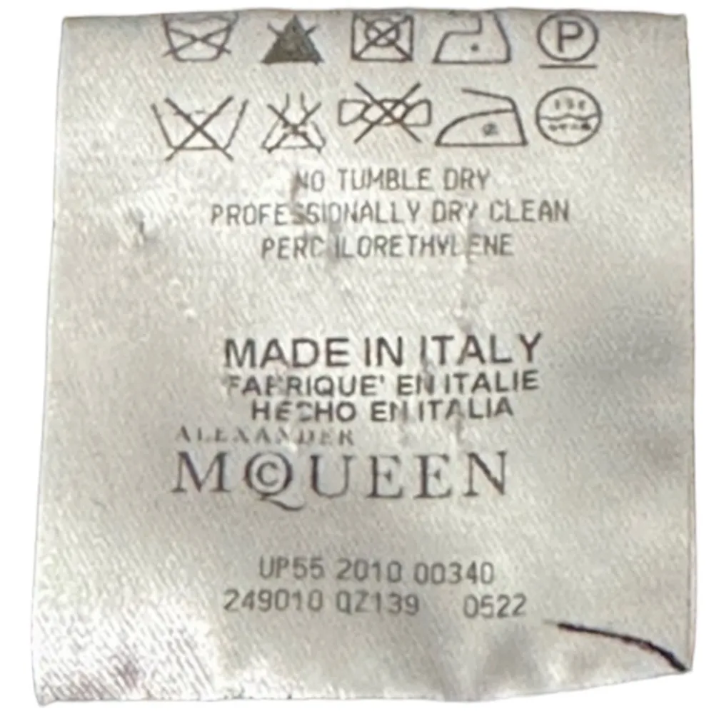 Alexander McQueen Women’s 38 4 S Black Slouch Pockets One Button Jacket Blazer - Image 14