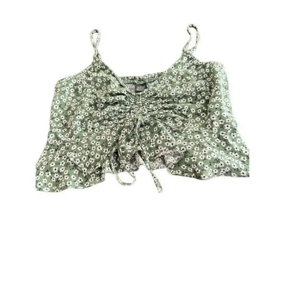 Wild Fable flowers crop tank top size S - Image 7