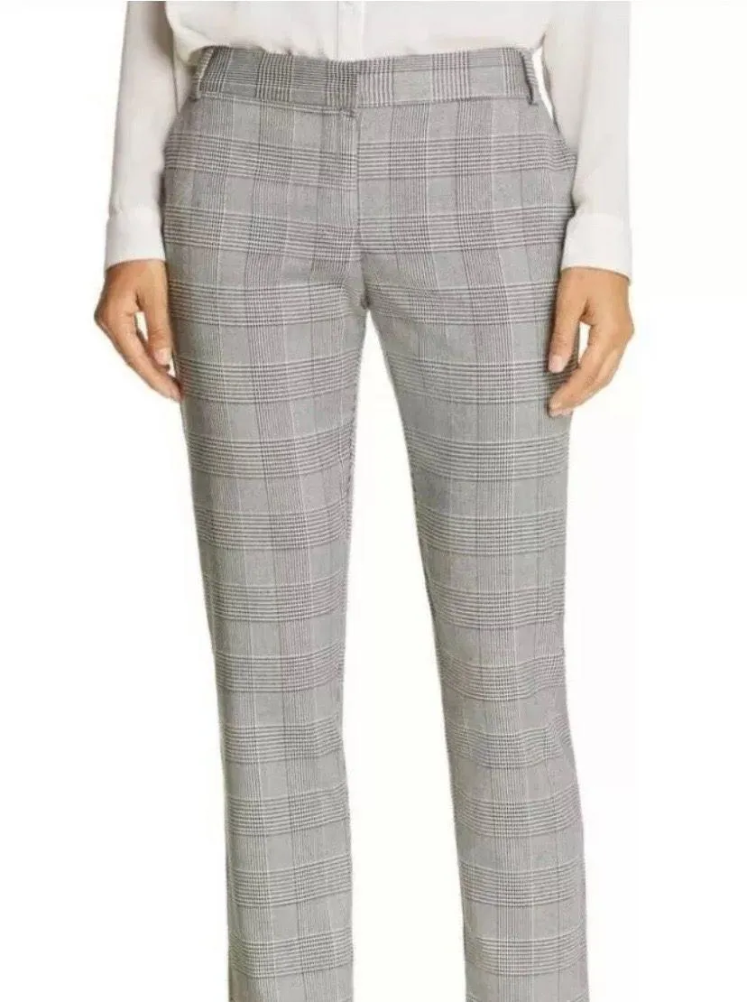 Women's  Cropped Glen Plaid Dress Pant, Size Small - New! - Image 3