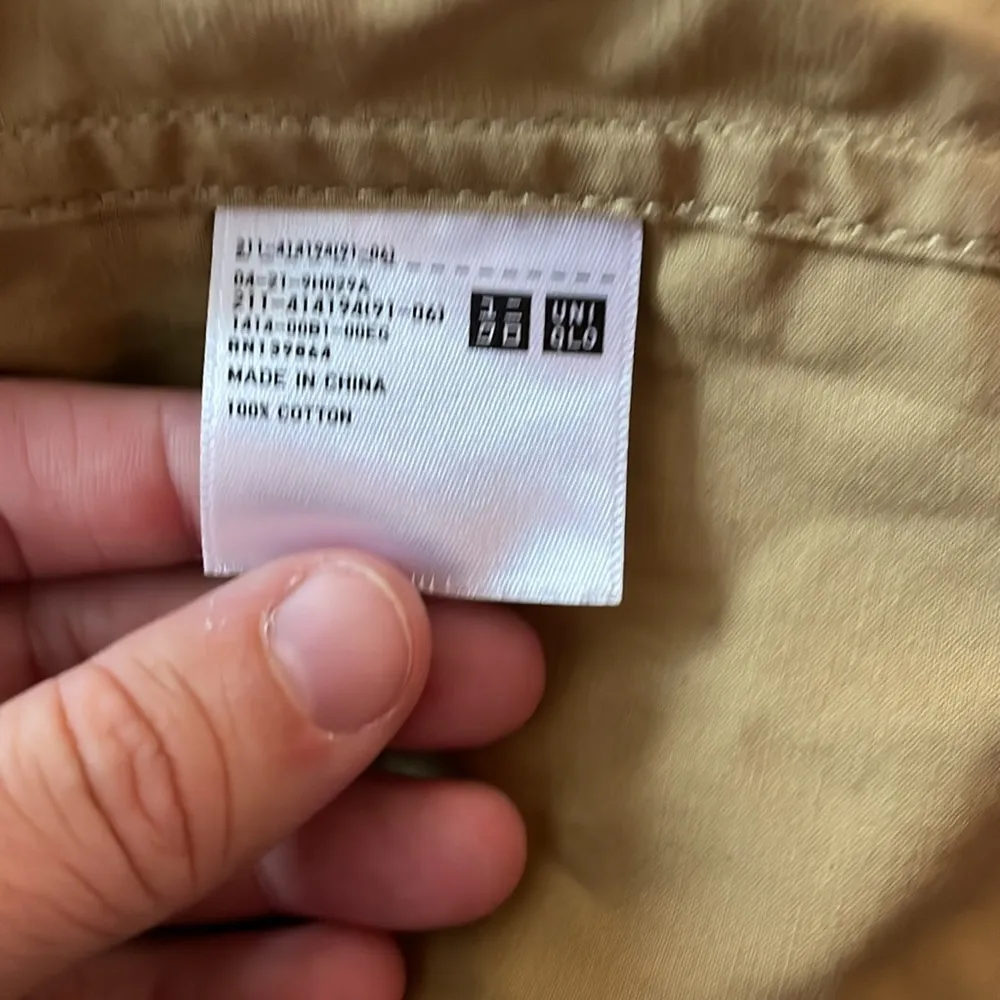 Uniqlo utility style jacket tan - Image 3