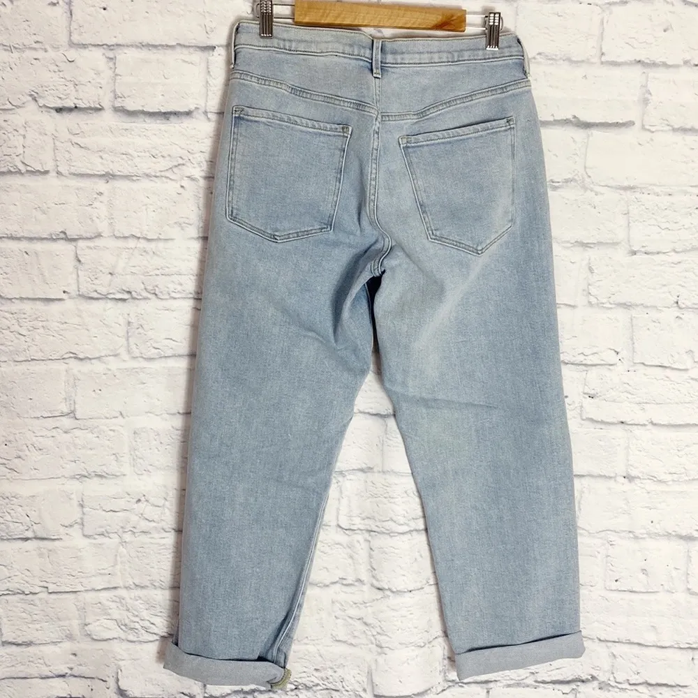 Banana Republic light blue midrise straight ankle jeans 28 NWT - Image 3
