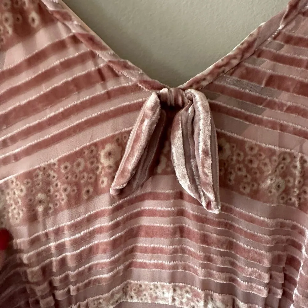 Marc Jacobs Blush Pink Velvet Burnout Dress Size 8 NEW WITH TAGS - Image 8