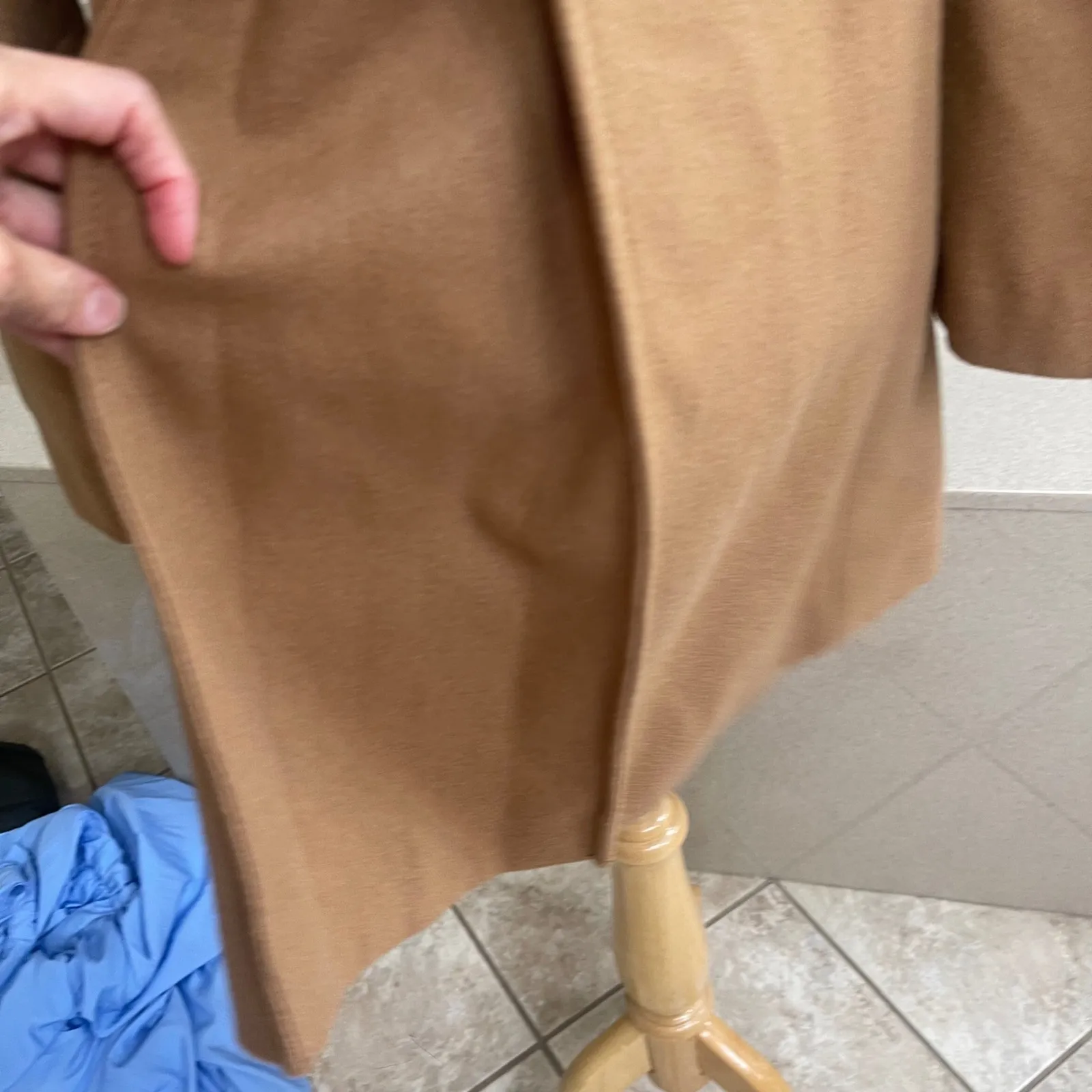 Elevenses anthropologie Women Camel Toggle Coat Wool Blend Sz 0 coat wool blend - Image 5