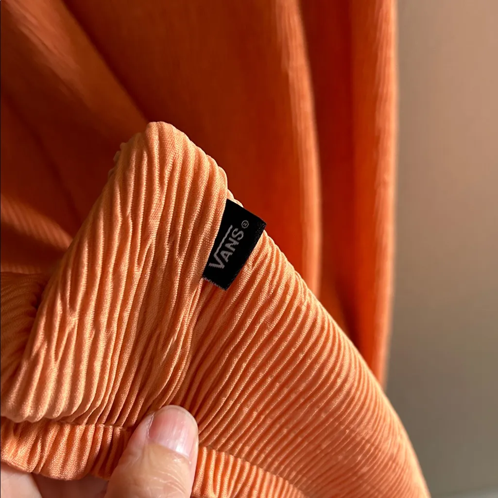 VANS BENTON CAMI WOMENS mini DRESS COPPER TAN oversized Small - Image 13