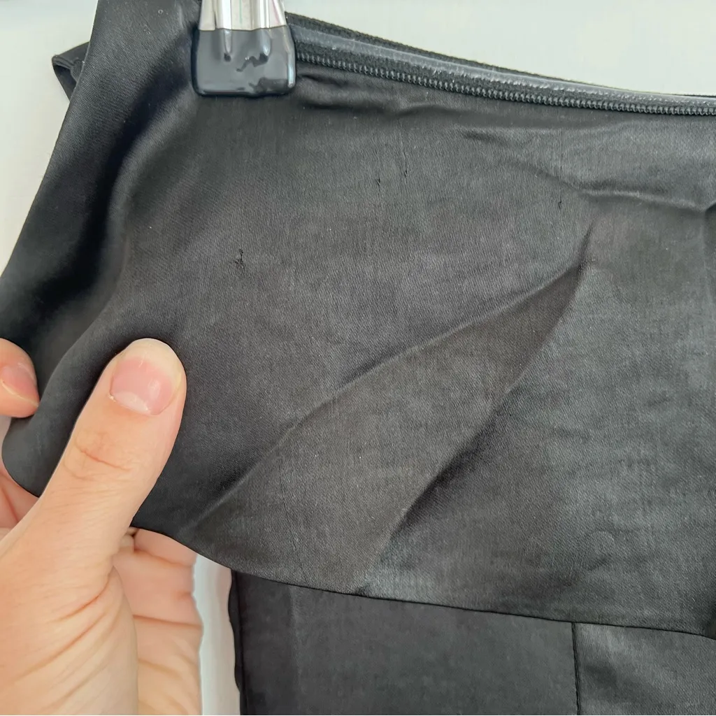 MESHKI sulianna strapless black satin dress womens‎ size XS - Image 4