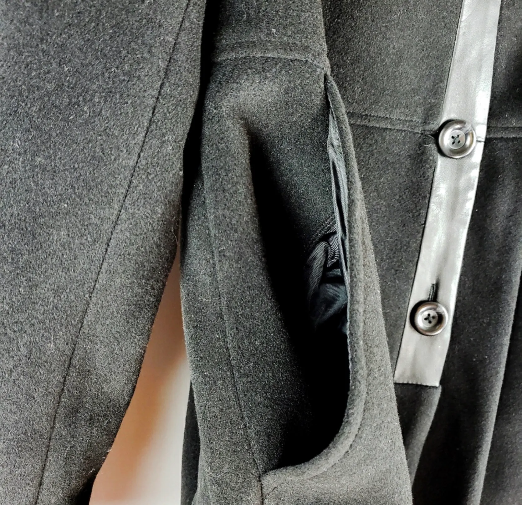 Silence + Noise Wool Blend Coat M - Image 5