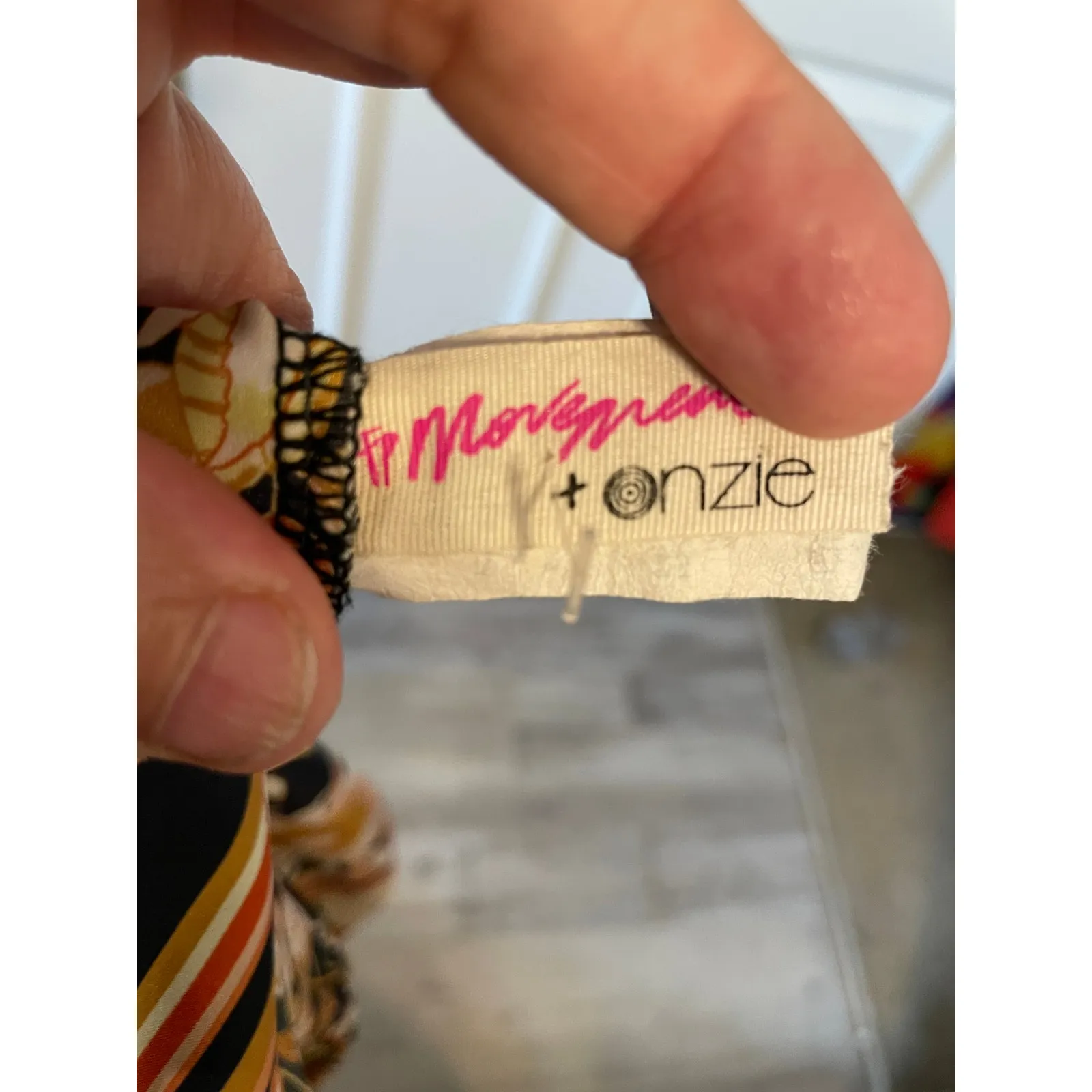 Free People Movement + ONZIE Floral and Geometric print Biker shorts S/M Size M - Image 6