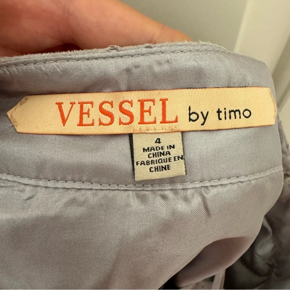 Anthropologie vessel by timo laser cut faux suede mini skirt - Image 4