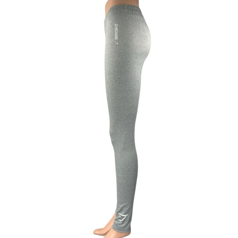 Gymshark Women's Gray Mid Rise Yoga Gym Workout Athletic Leggings Pants Size S - Image 2