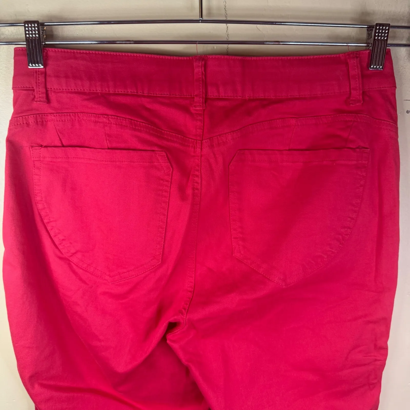 Draper James RSVP Red High Rise Pants Size 14 Womens‎ Career Vacation Wear - Image 5