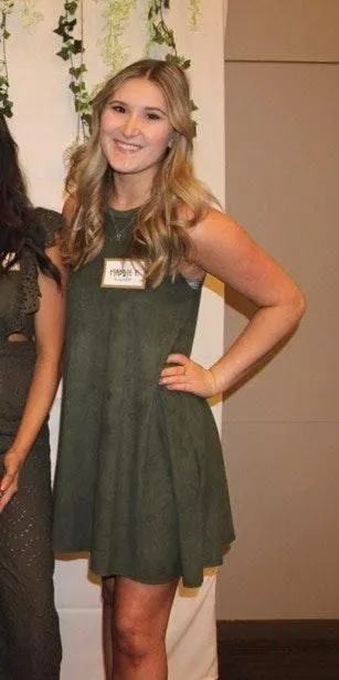 Olive Green Sundress Size XS - Image 2