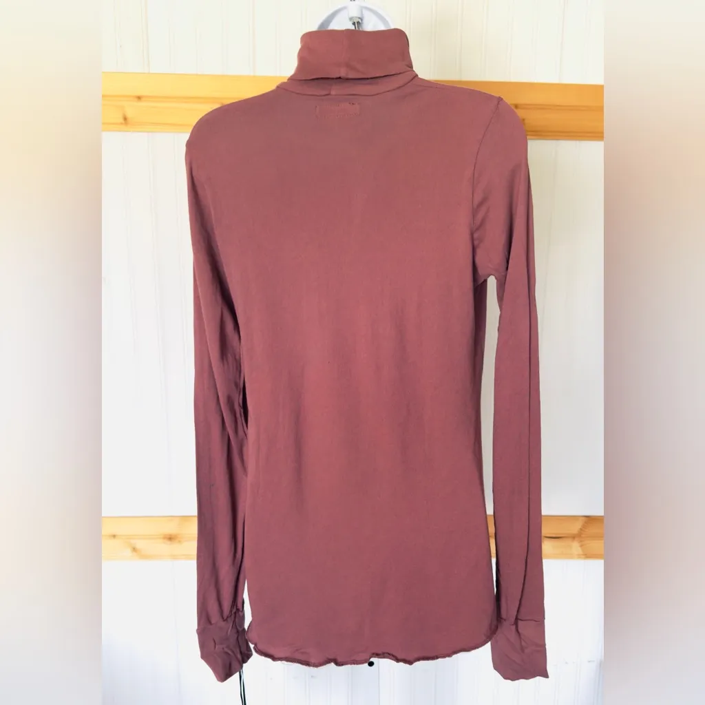 NWT Michael Lauren XRevolve Hamden Top Deep Mauve Large - Image 3