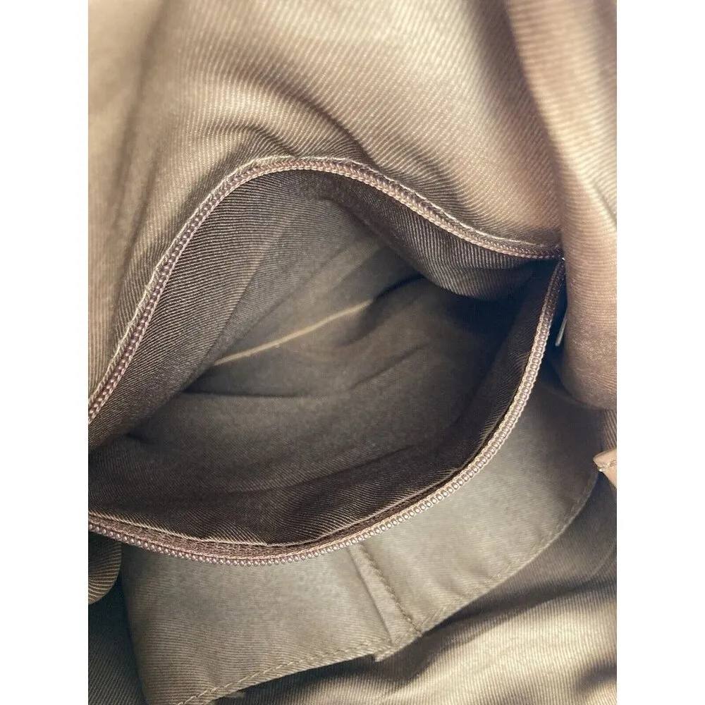 *Great American Leather Works Brown Cow Hide Crossbody Bag Medium Shoulder Purse - Image 10