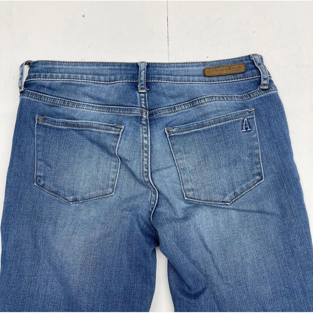 Articles of Society Women's Skinny Stretch Jeans‎ Medium Wash Mid Rise Size 24 - Image 5