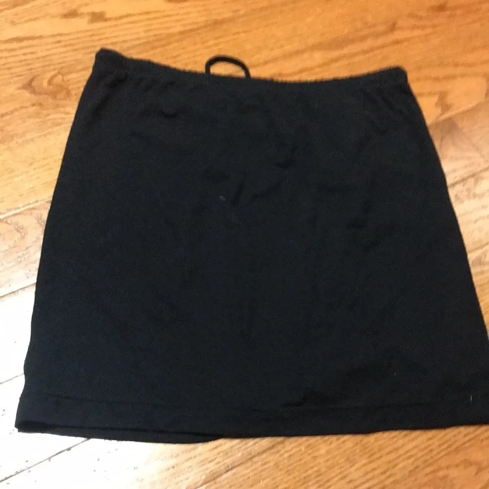 Sonoma black jersey midi skirt - Image 3