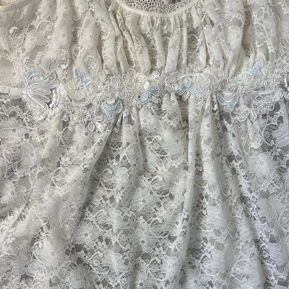 In Bloom by Jonquil Lace Chemise White Size M - Image 4