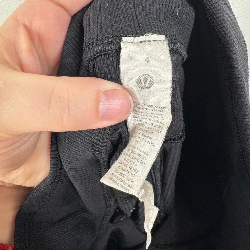 Lululemon Dance Studio Joggers Mid-Rise Black Size 4 - Image 4
